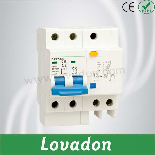 Good Quality Dz47le Type Residual Current Circuit Breaker