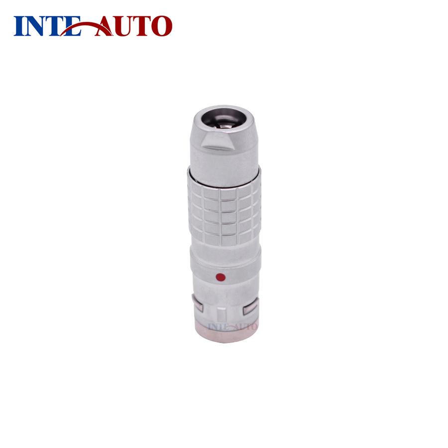 Circular Straight Waterproof Plug Cross Lemo