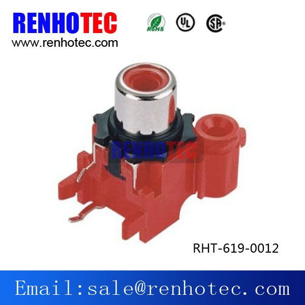 Single Hole RCA Socket for Stereo Audio
