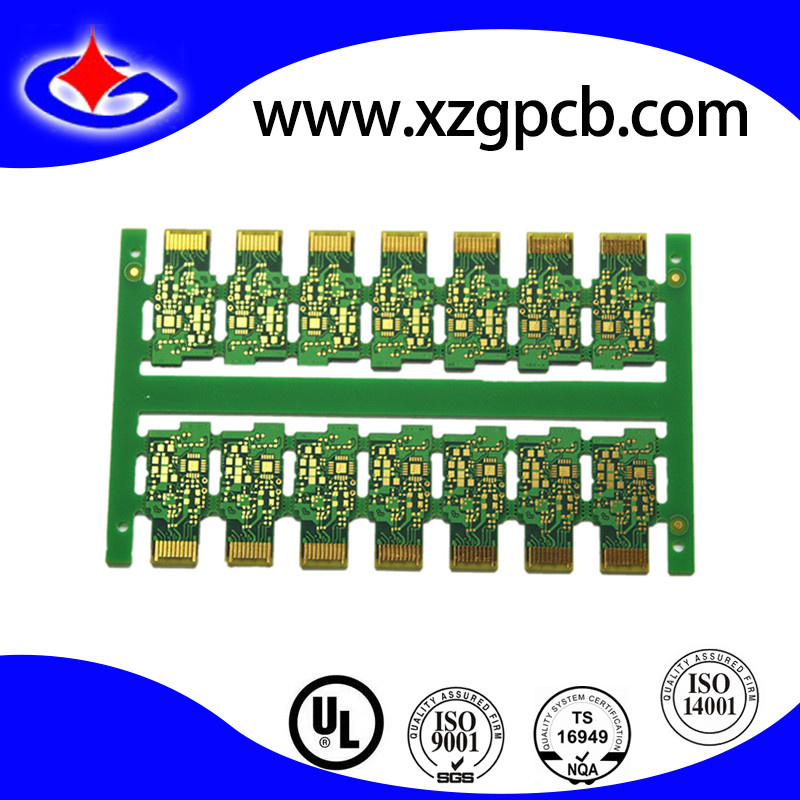 Multilayer Rigid PCB with Gold Finger Plus Immersin Gold