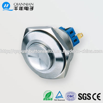 30mm 1no 1nc/2no 2nc Resrtable Self-Locking High Concave Head IP67 Ik10 Push Button Switch