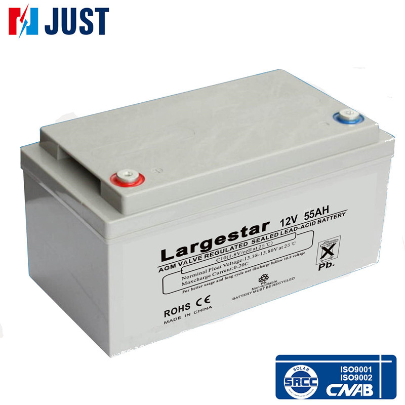 UPS Battery Storage Battery Deep Cycle Battery 12V 55ah