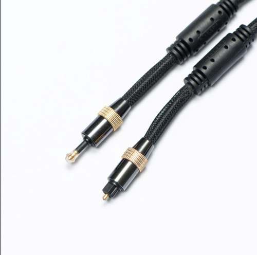 Toslink Optical Cable with Metal Shell Plug