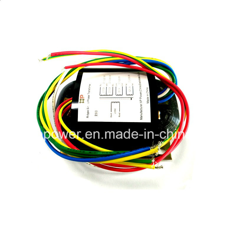 R Type Power Transformer, Low Magnetic Leakage and High Efficiency (XP-R80-101)
