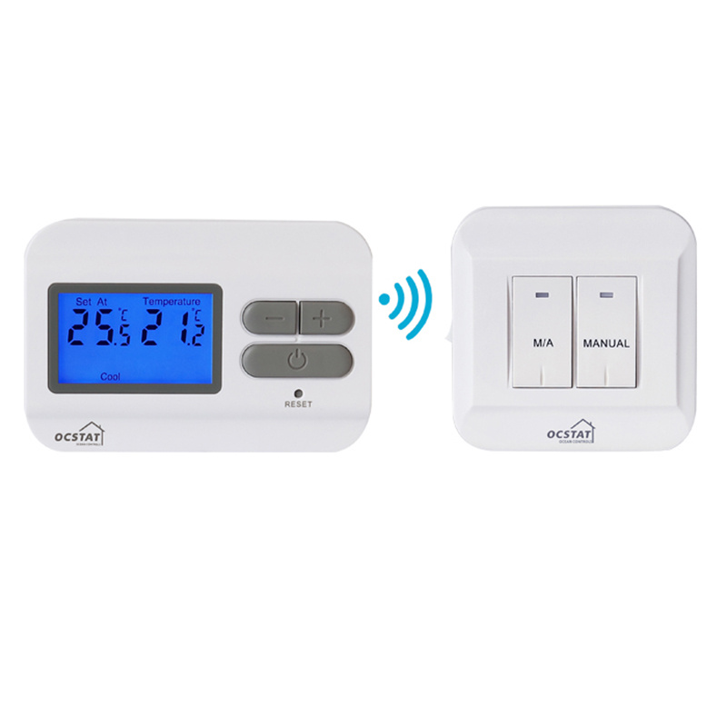 230V Digital Wireless Control System Gas Boiler Non - Programmable Thermostat