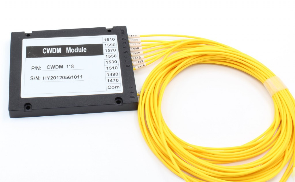 1X8 Fiber Optic Coarse Wavelength Division Multiplexing