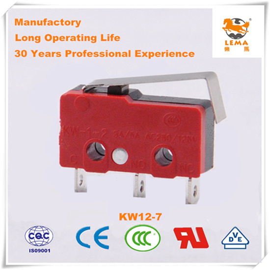 Lema Black and Red Kw12-7 Micro Switch
