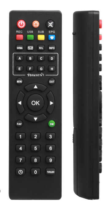 40 Keys LED TV Box STB Sat DVB Ott IPTV Remote Control