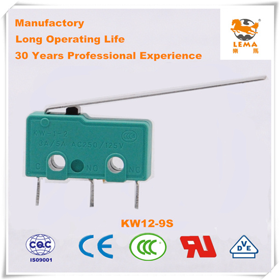 Lema Green Straight PCB Quick Connect Terminal Kw12-9s Micro Switch