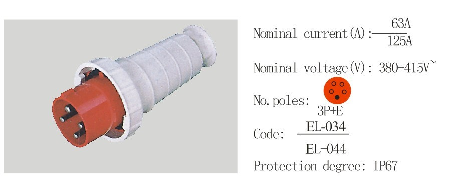 PC Plug Socket Coupling (EL-013L/EL-023L)