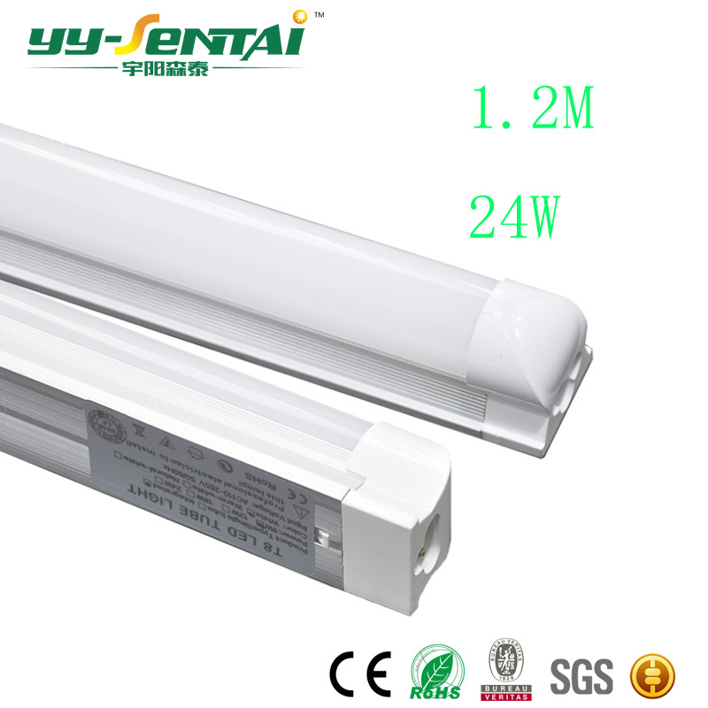Ce RoHS Approved 1200mm 24W T8 Integrated LED Tube Light