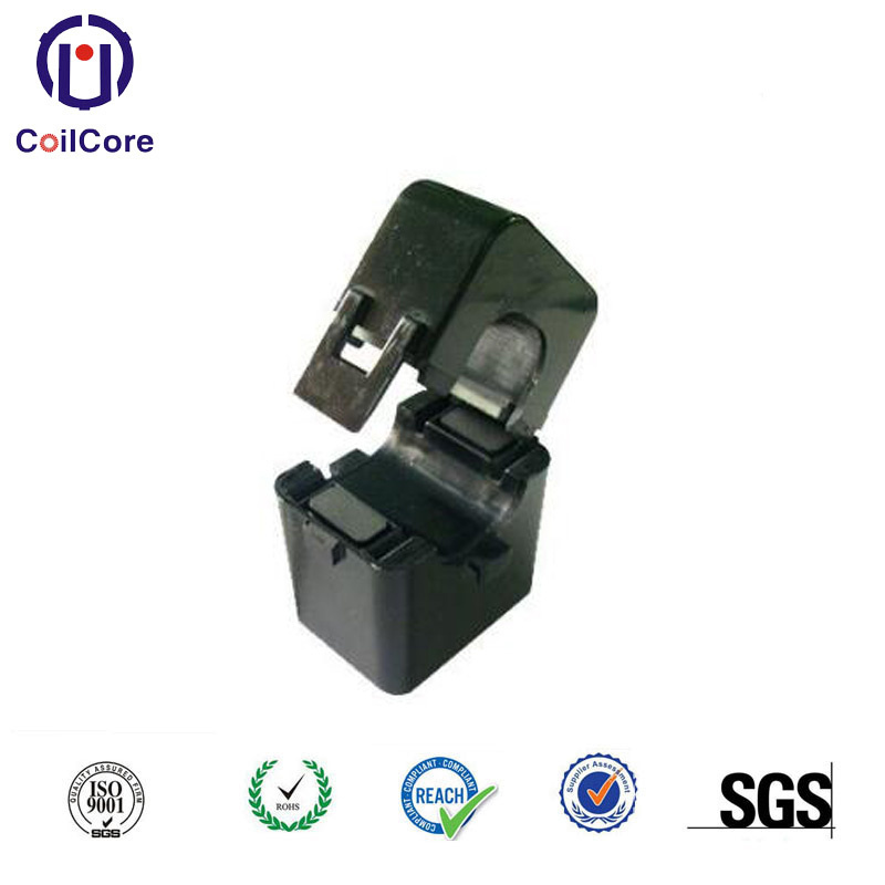 Very Low Cost Ferrite Split Core Current Transformer Ecs24100 for Instruments and Sensors