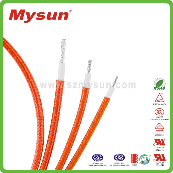 Silicone Cable UL3122 Fiberglass Braided Wire