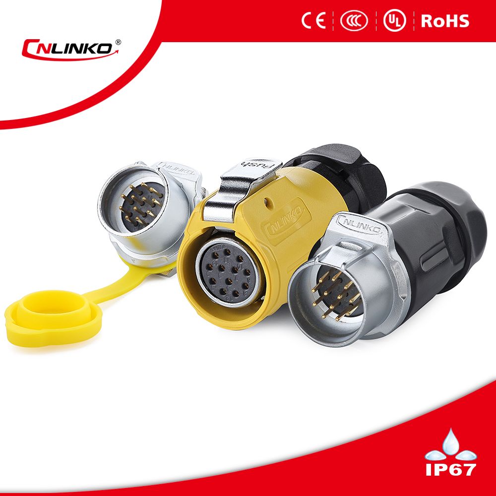 Lp-20 12 Pin Power Waterproof Connector