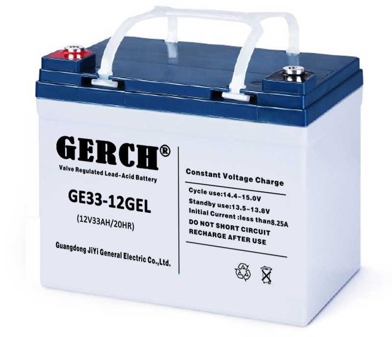 12 V 33 Ah Deep Cycle Solar Battery for Solar Systems, UPS