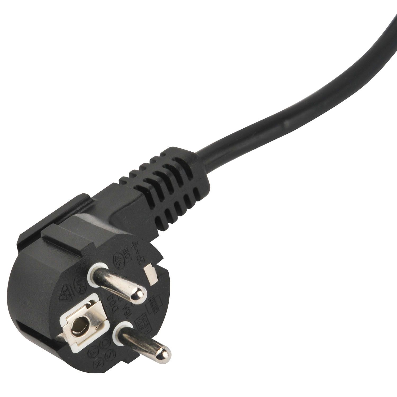 OEM European Three Pins AC Power Plug with VDE Certification