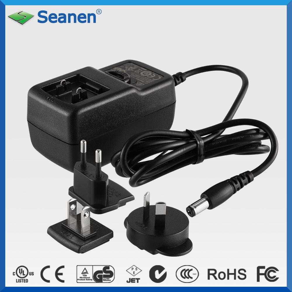 Multiple 18W AC 12V 1.5A Multiple DC Power Adapter