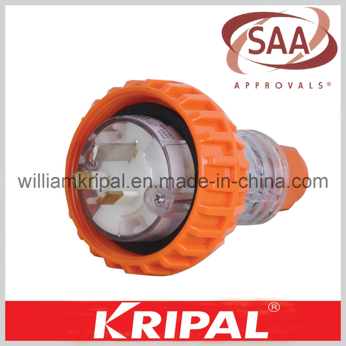 SAA Approval 3pin 10A Industrial Plug Socket