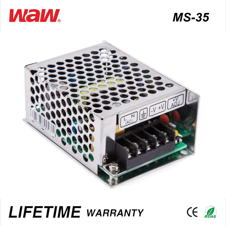 Ms-35 SMPS 35W 24V 1.5A Ad/DC LED Driver