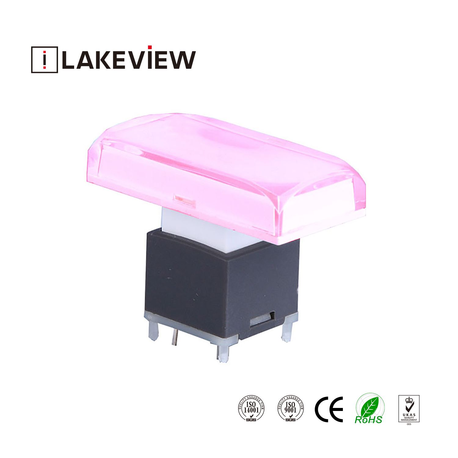 PLC Long Travel Illuminated Pushbutton Switch Has Either Momentary or Latching Designs