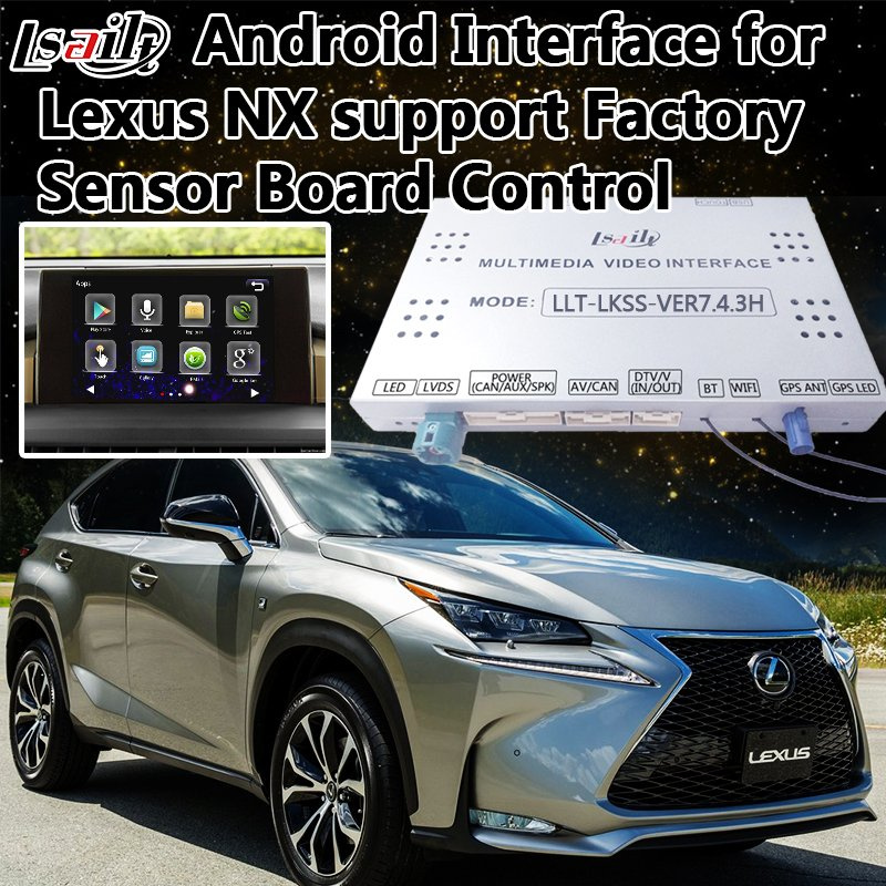 Two-in-One Android Navigation Interface for 2014-2017 Lexus Nx Support OEM Button Control