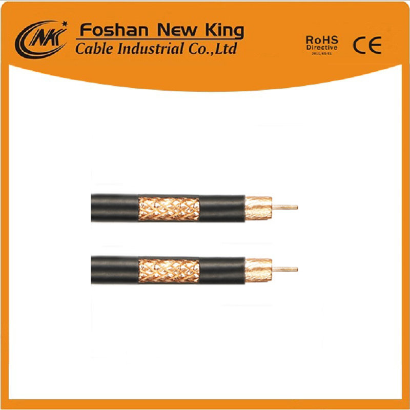 Factory Supply 50 Ohm Rg213 Coaxial Cable with Copper Conductor