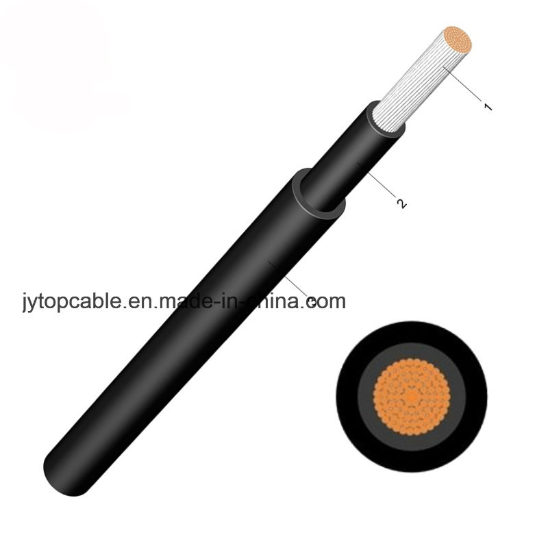 UL/TUV Approved Single Core 10mm2 Tinned Copper Conductor XLPE Insulation Solar Power Cable