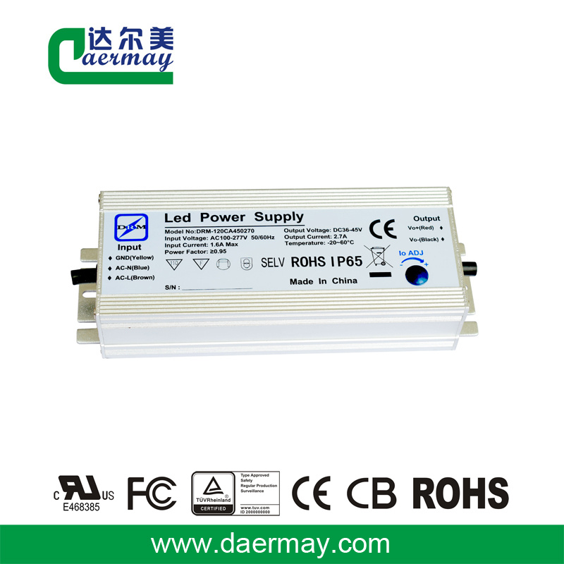 LED Driver Waterproof IP65 120W 45V