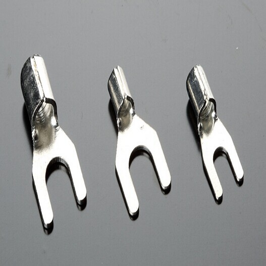 Snb3.5 Non-Insulated Spade Terminal, Naked Fork Type Wire Connector