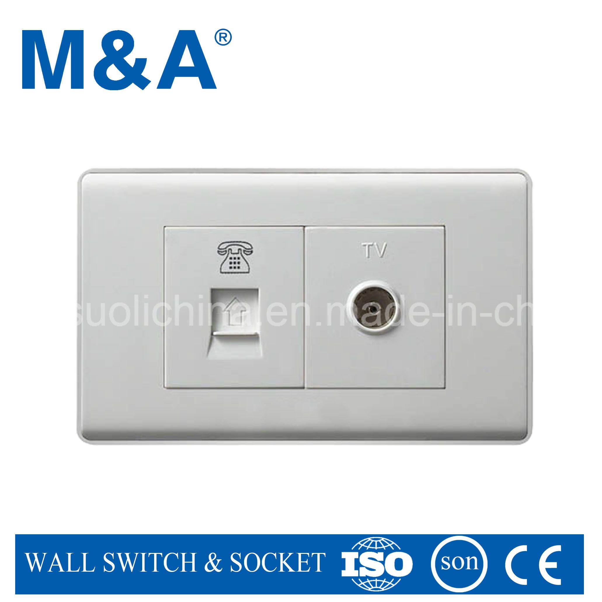 Ma20 Series American Standard TV/Tel Socket