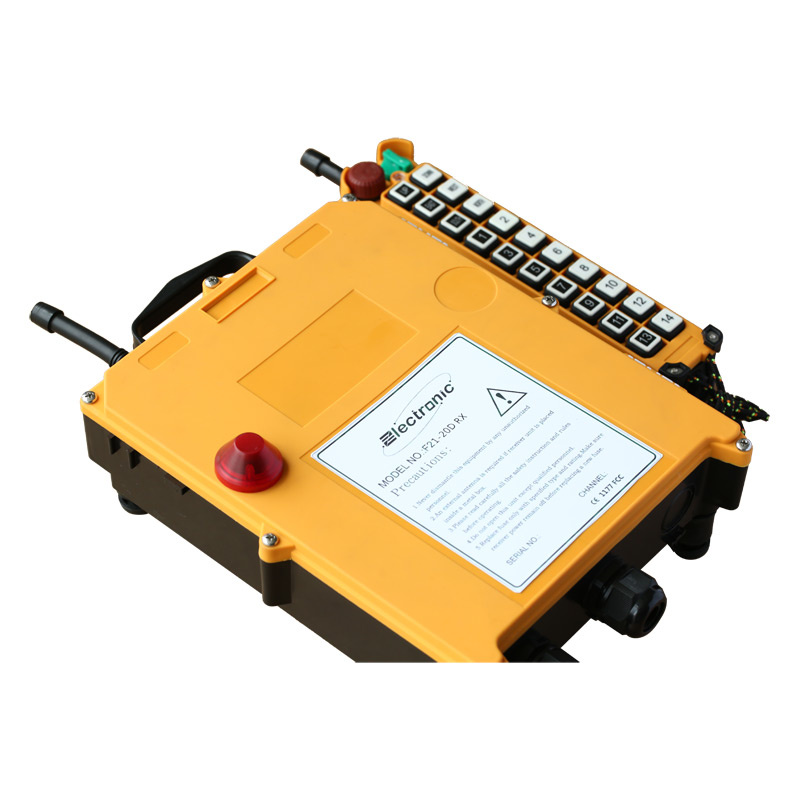 Multi-Channel Many Push Button Industrial Wireless Radio Remote Control for Eot Crane F21-20d