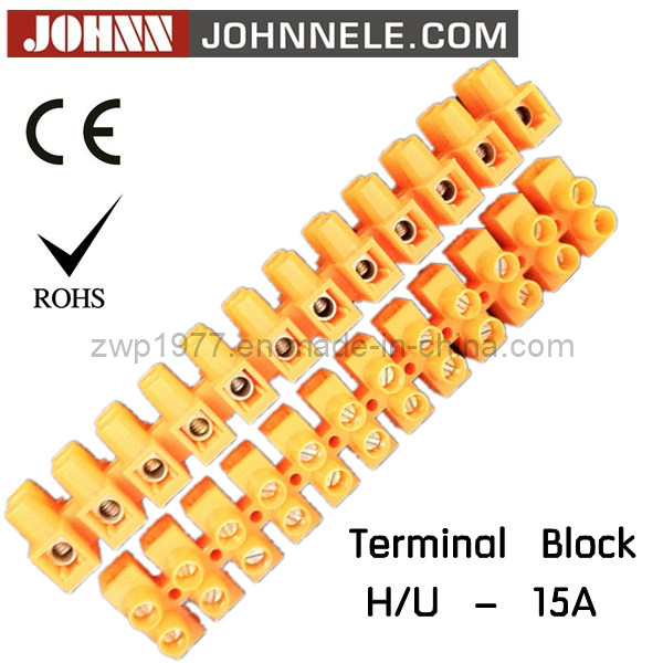 U Type Power Terminal Block Plastic Terminal with CE