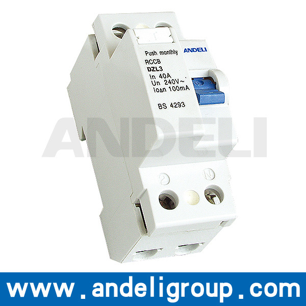 30mA RCCB Residual Current Circuit Breaker (DZL3)