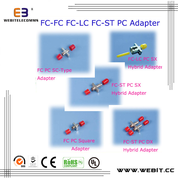 FC Adapter, FC LC Adapter, FC St PC Adapter, FC PC Square Adapter