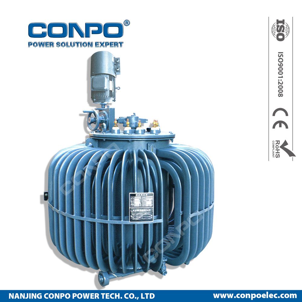 Tsja-30kVA~500kVA 3phase Oil Immersed Induction Voltage Regulator/Variable Transformer