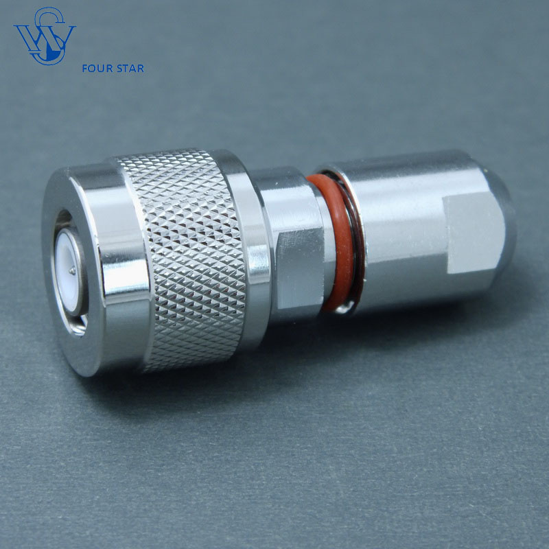 RF Coaxial TNC Male Plug Connector for 1/4