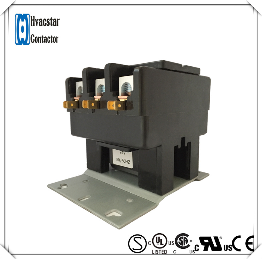 Professional Made AC Contactor 3 Pole 90A 120V Air Conditioner Contactor with UL Approval