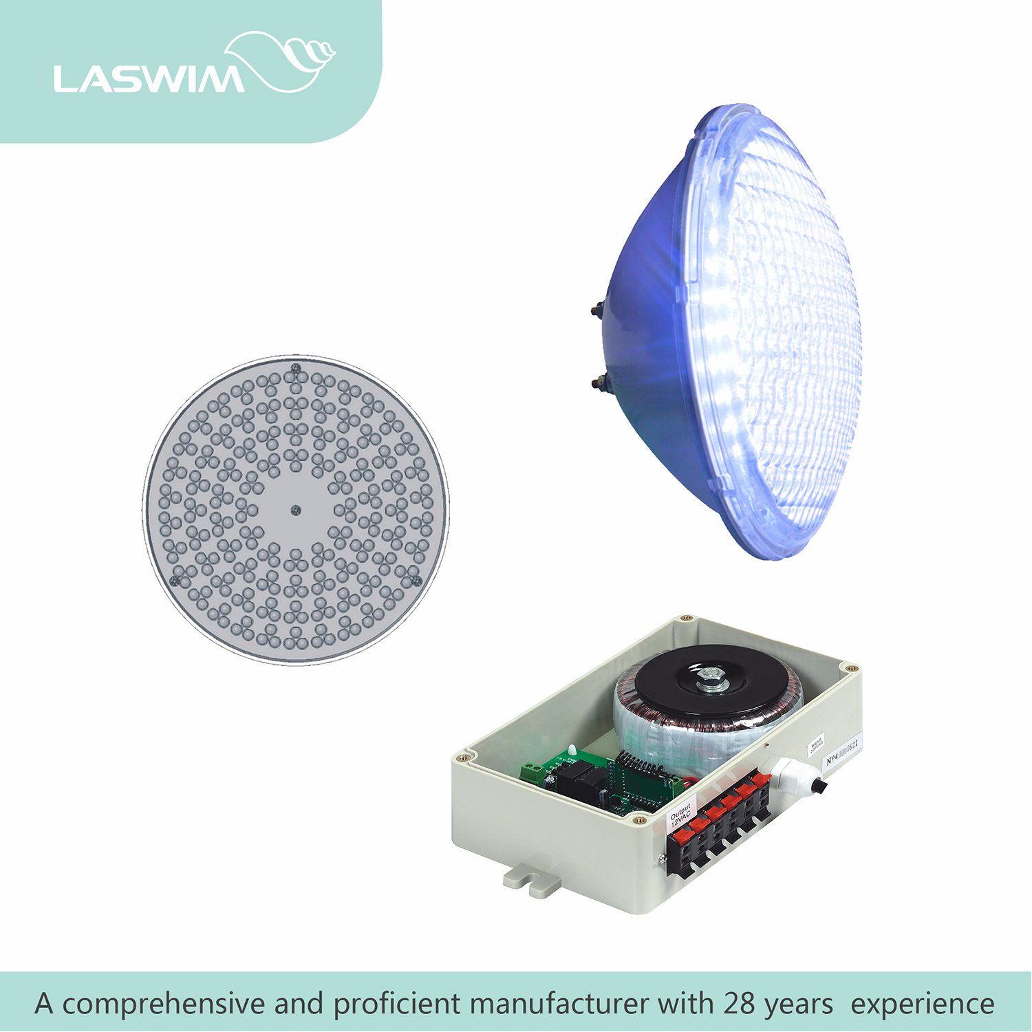 Laswim Swimming Pool LED Underwater Light Remote Controller Box