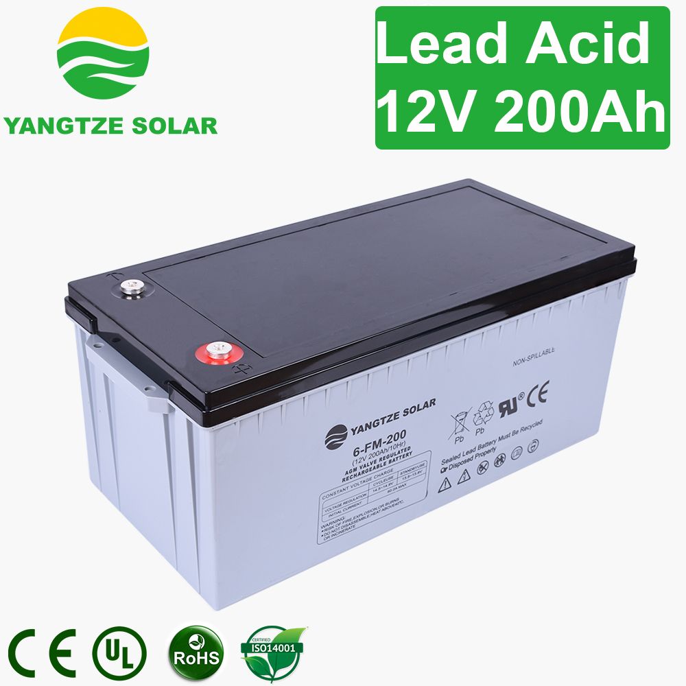12V 200ah Deep Cycle Rocket Lead Acid Solar Battery