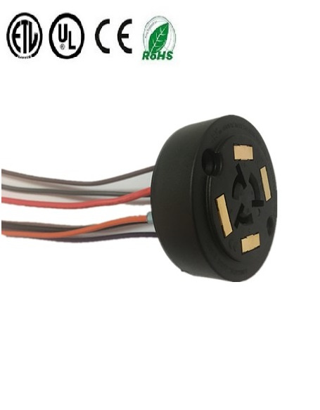 Competitive Price Te Connectivity 4 Signal Contact ANSI C136.41 Rotatable Dimming Receptacle
