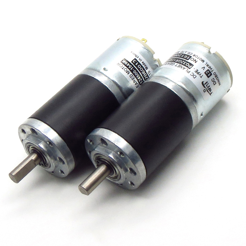 12V DC Geared Reduction Motor with Planetary Gearbox