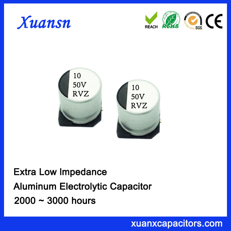 10UF 50V SMD Aluminum Electrolytic Capacitor