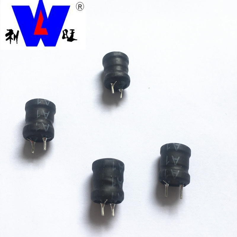 Radial Fixed Leaded Inductor with Mgnetic Wire