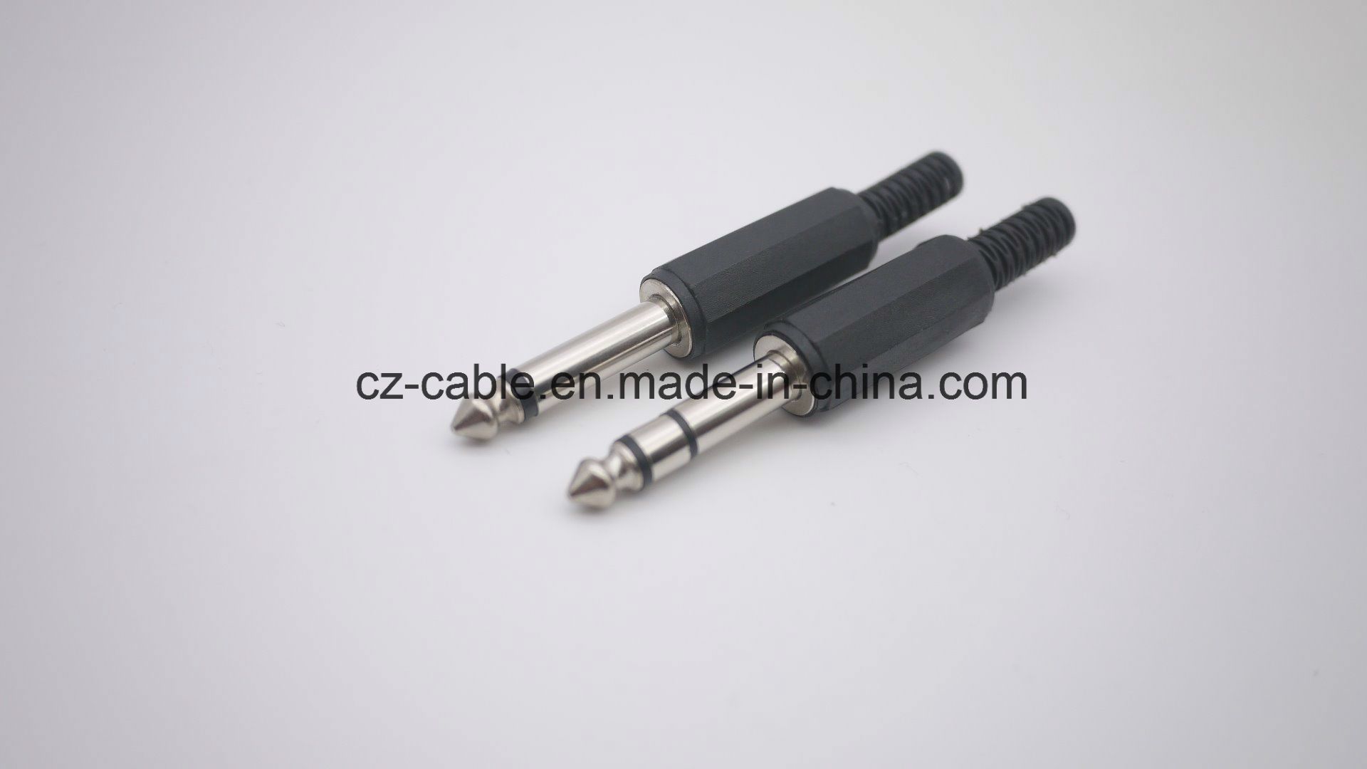 6.35mm AV, TV, Microphone Plug W/Cable Protection