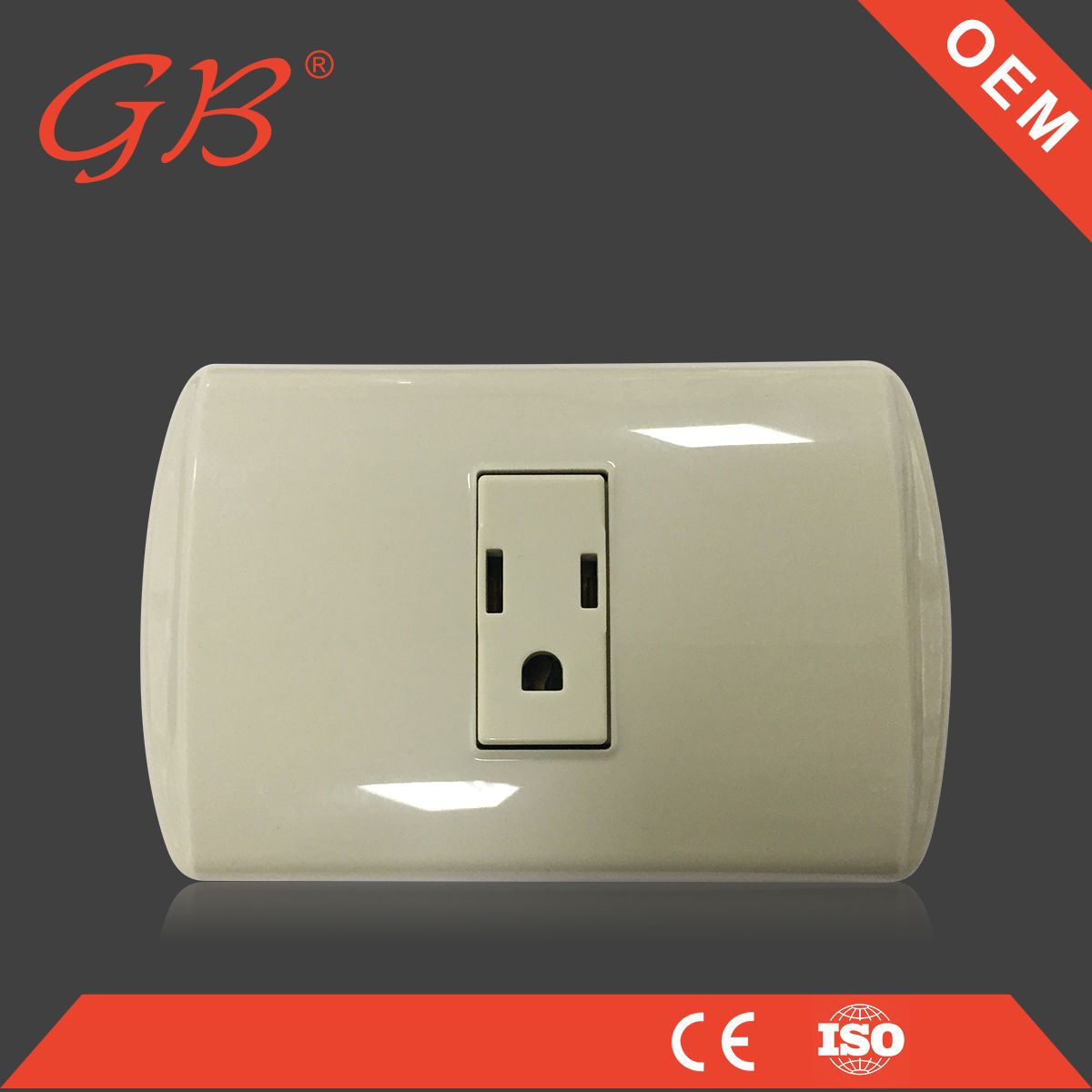 Electrical South American Hot Sale ABS Wall Socket Outlet