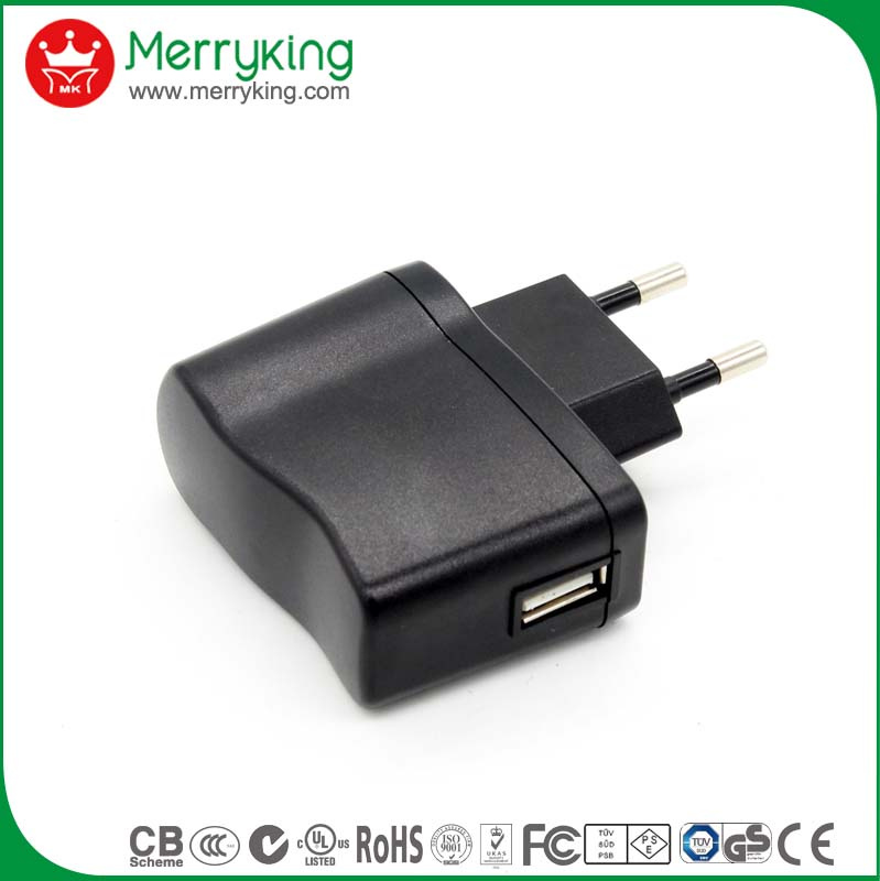 5V/1A Power Adapter, Fast Charging with USB, 47-63Hz Input Frequency Range