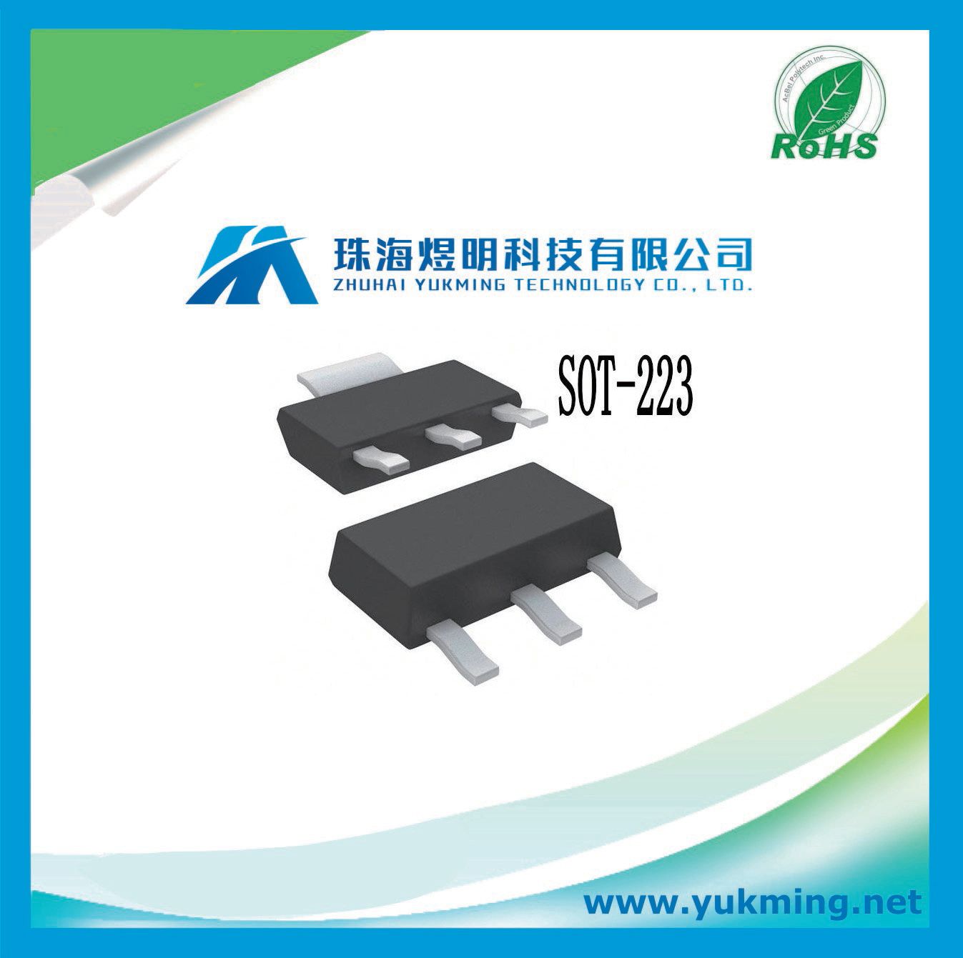 IC Integrated Circuit of 1A Low Dropout Voltage Regulator AMS1117-5.0