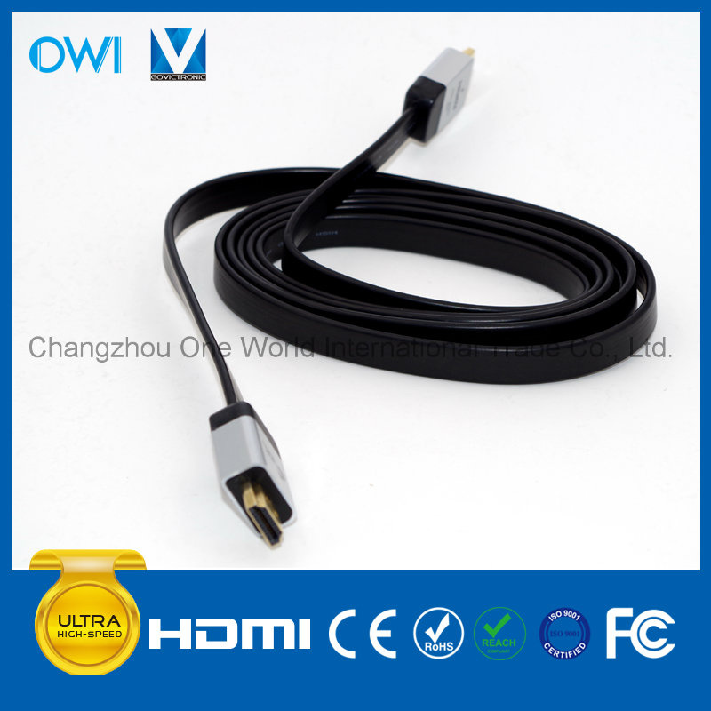 Flat HDMI 19 Pin Plug-19 Pin Plug Cable for 4K & HDTV