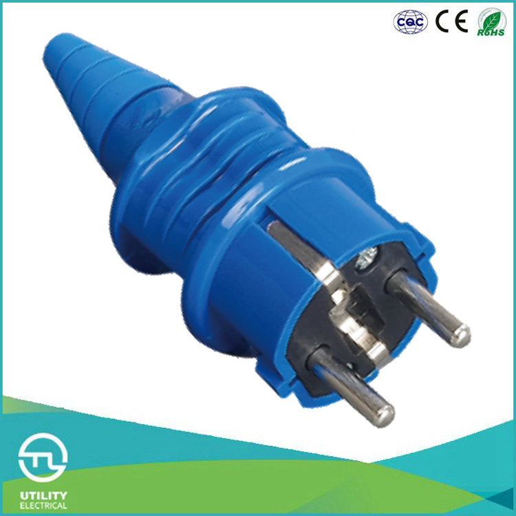 Schuko German Style Plug for Industrial Plugs & Sockets