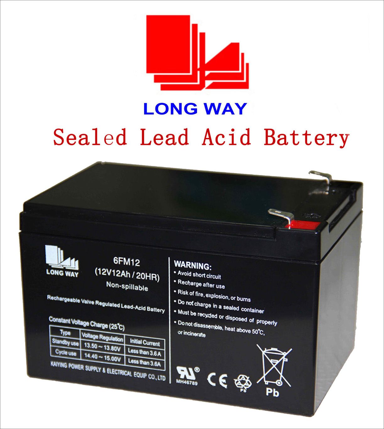 12V12ah SLA Re-Chargeable Storage Battery Used for Solar System